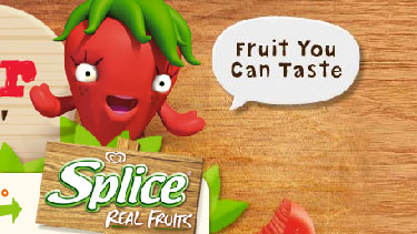 Splice real fruits